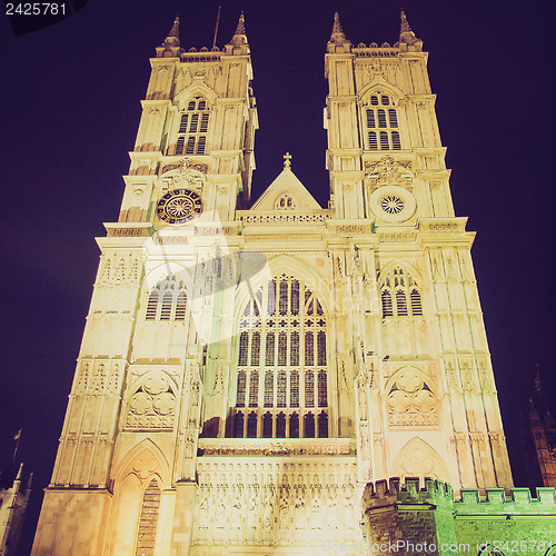 Image of Vintage look Westminster Abbey