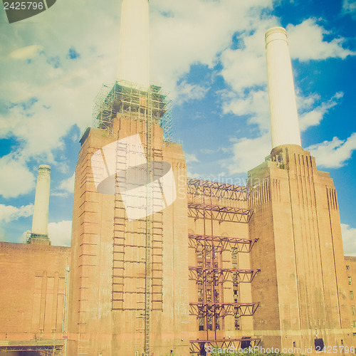 Image of Vintage look Battersea Powerstation London