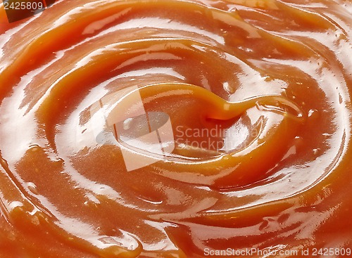 Image of sweet caramel sauce