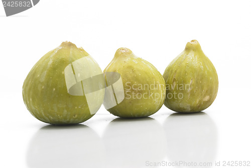 Image of Fresh Green figs isolated 