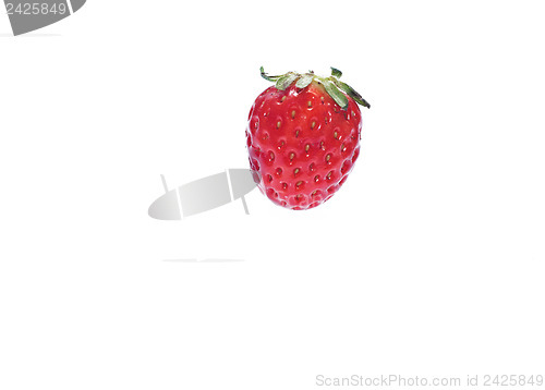 Image of Strawberries isolated over white