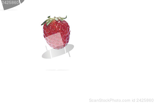 Image of strawberry isolated on white