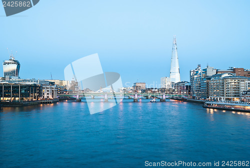 Image of London cityscape with the Shard