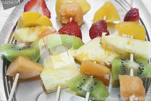 Image of fruit skewers