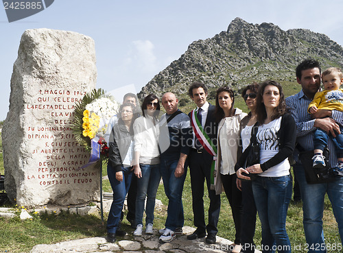 Image of Portella della ginestra 1 May day 2013