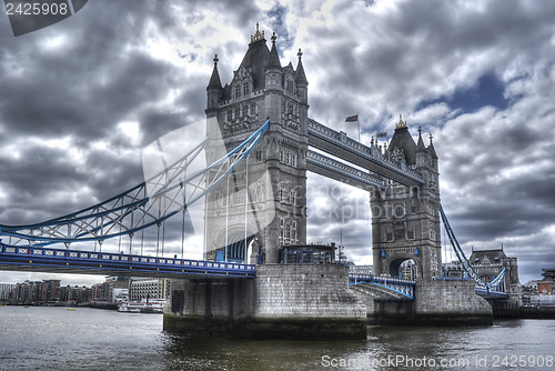 Image of beautiful view of the tower bridge of London