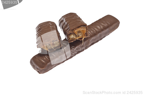 Image of Chocolate bar isolated