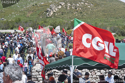 Image of Portella della ginestra 1 May day 2013