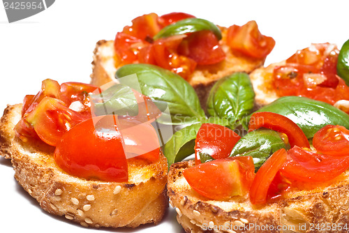 Image of Bruschette, italian appetizer