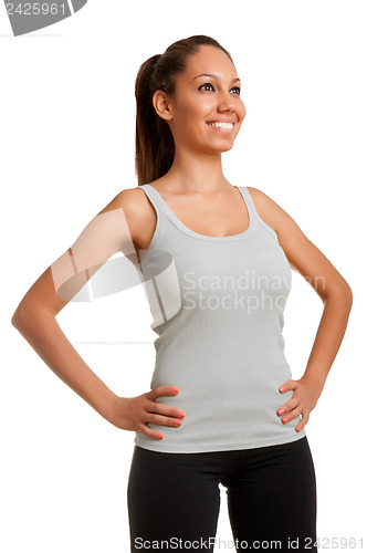 Image of Sporty Woman Standing