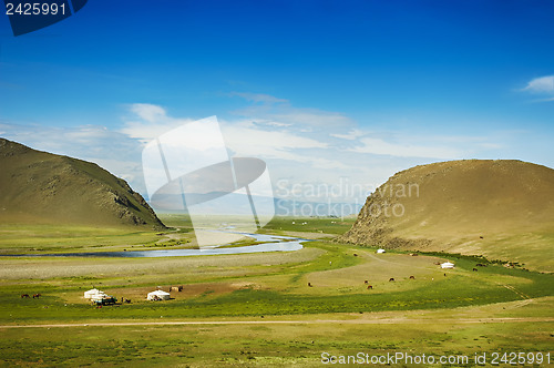 Image of Mongolian steppe