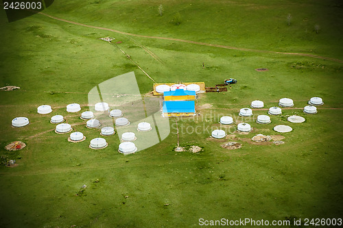Image of Yurt camp in Mongolia