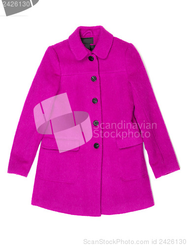 Image of New female fashion purple coat