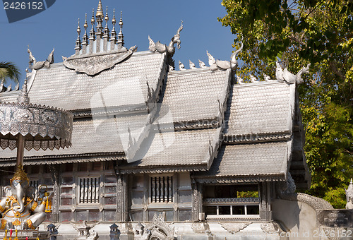 Image of silver temple in Chiang Mai