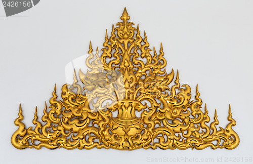Image of gold stucco Thai style