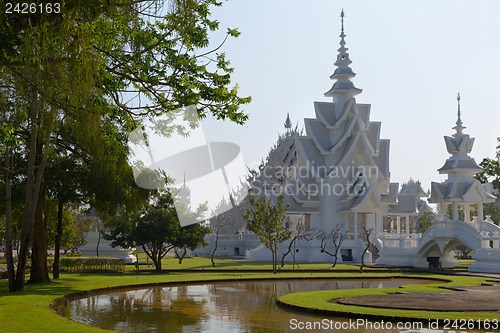 Image of White temple in Chiang Mai