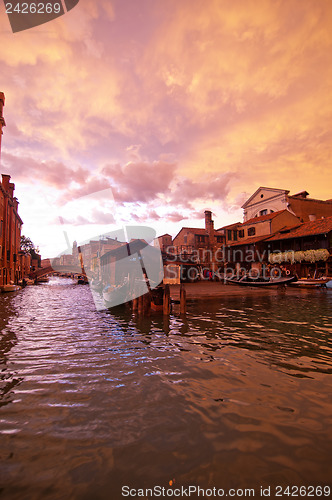 Image of Venice Italy San Trovaso squero view