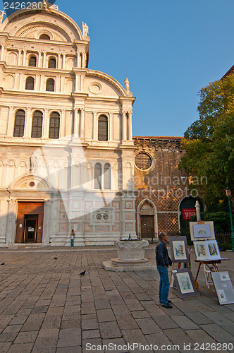 Image of Venice Italy San Zaccaria church