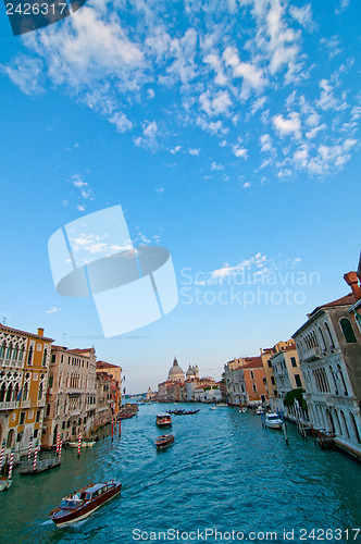 Image of Venice Italy grand canal view