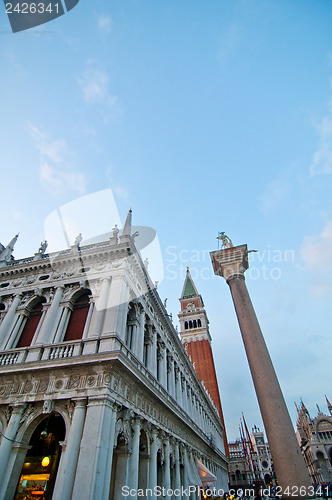 Image of Venice Italy Saint Marco square view