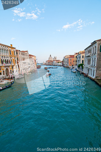 Image of Venice Italy grand canal view