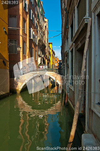 Image of Venice Italy  unusual pittoresque view 