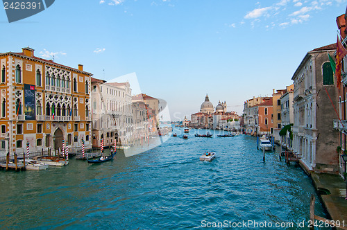 Image of Venice Italy grand canal view