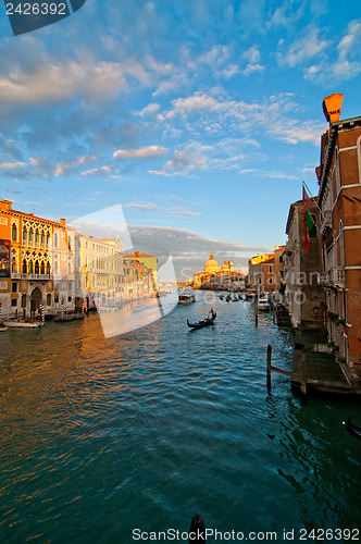 Image of Venice Italy grand canal view