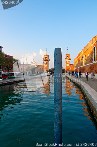 Image of Venice  Italy unusual pittoresque view