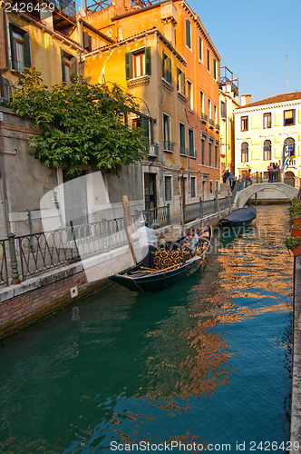 Image of Venice  Italy unusual pittoresque view