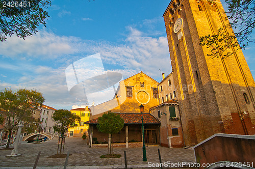 Image of Venice Italy San Nicolo dei mendicoli church