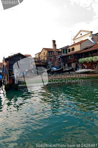 Image of Venice Italy San Trovaso squero view