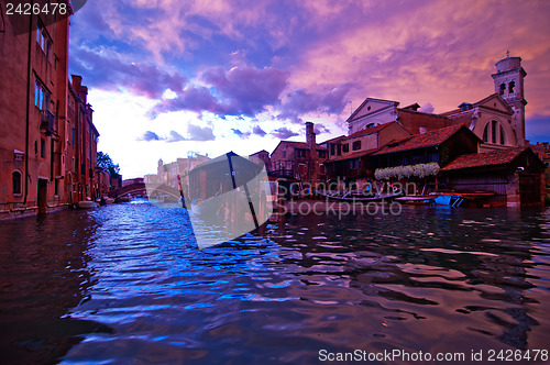 Image of Venice Italy San Trovaso squero view