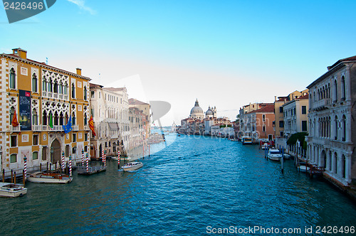 Image of Venice Italy grand canal view