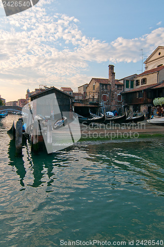 Image of Venice Italy San Trovaso squero view