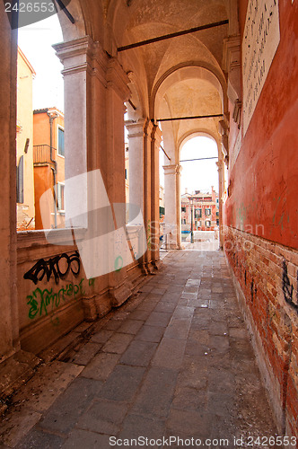Image of Venice Italy scuola San Rocco back view
