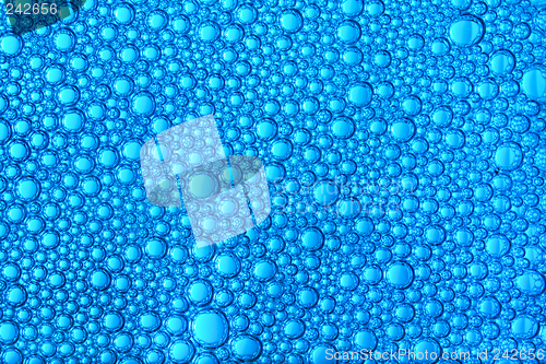 Image of blue bubble background