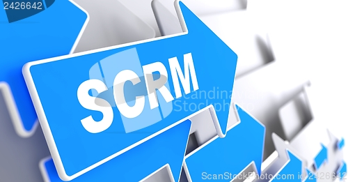 Image of SCRM. Information Technology Concept.