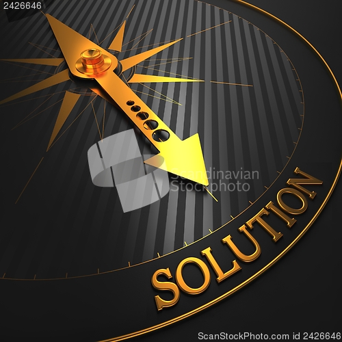 Image of Solution. Business Background.