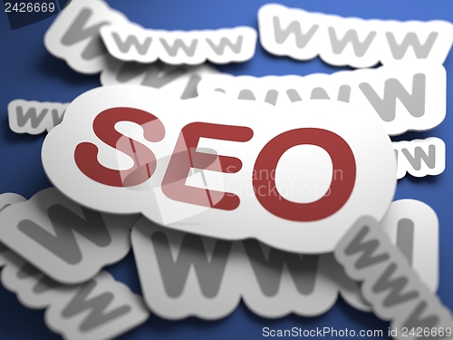 Image of SEO. Internet Concept.