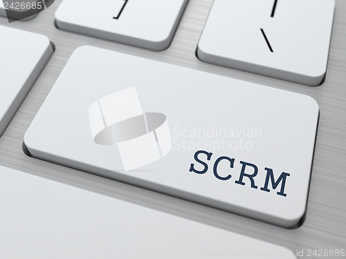 Image of SCRM. Information Technology Concept.
