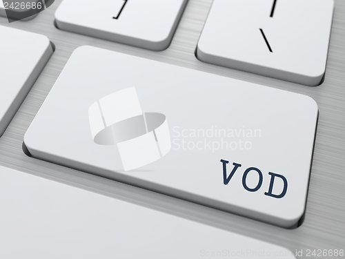 Image of VOD. Information Technology Concept.