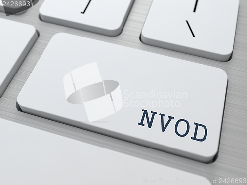 Image of NVOD. Information Technology Concept.