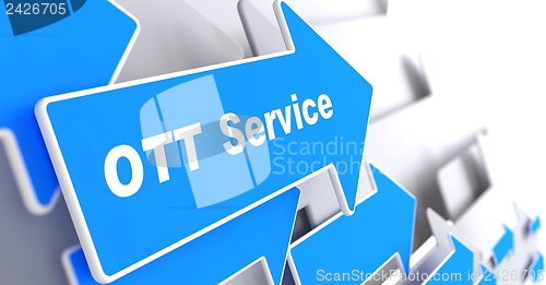 Image of OTT Service.  Information Technology Concept.