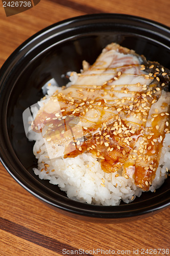 Image of eel with rice