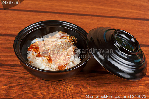 Image of eel with rice