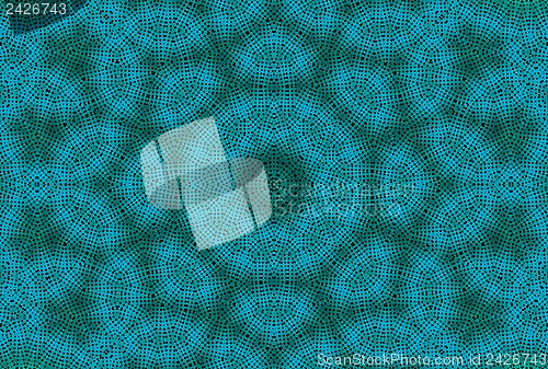 Image of Radial dotted pattern 
