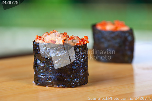 Image of sushi roll