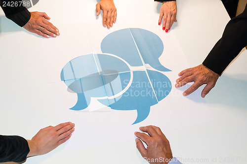 Image of Communication - speech bubbles