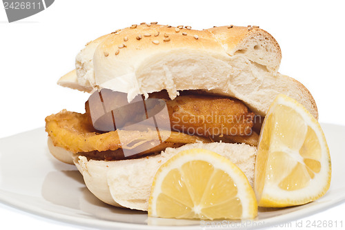 Image of Sandwich with panelle and crocchette